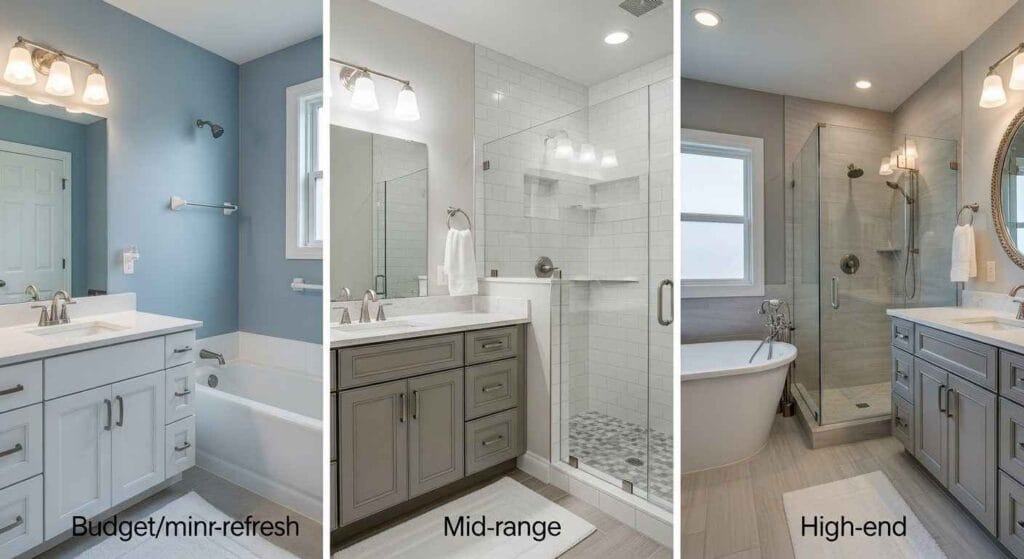 Average Bathroom Remodel Costs in 2025