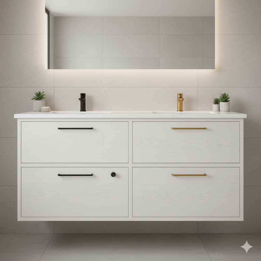 Perfect Pairings: Hardware & Design Elements for Your White Oak Vanity
