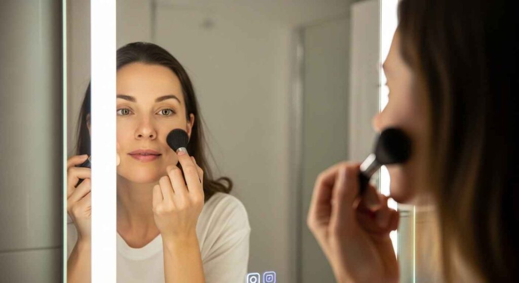 bathroom mirror with lights: The Unbeatable Benefits of an LED Vanity Mirror