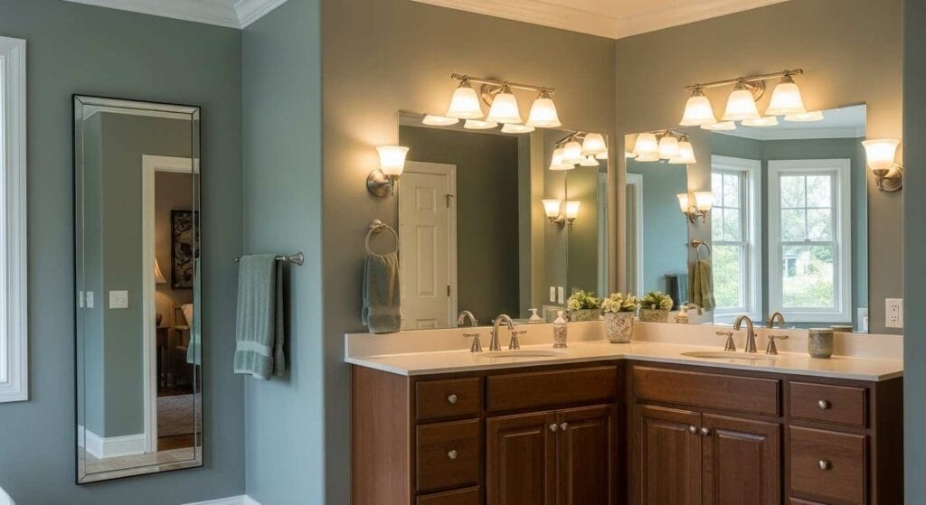 Strategic Bathroom Mirror