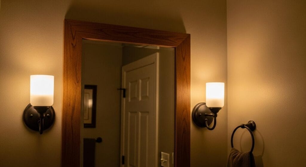 Illuminating Your Rustic Bathroom Mirror