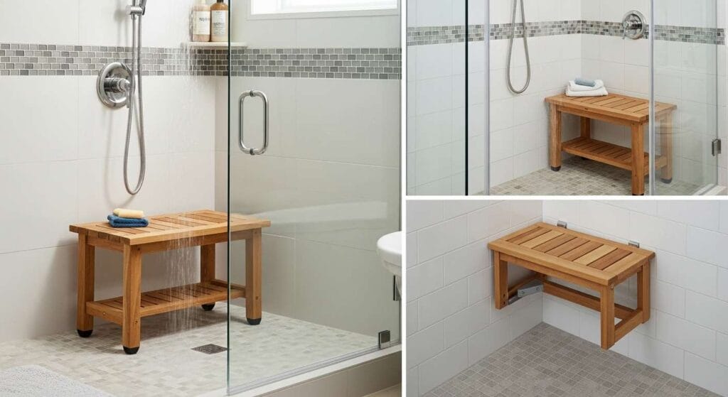Choosing Your Teak Shower Bench Style