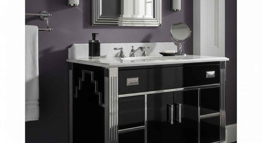 Art Deco Vanities: Glamour and Geometry
