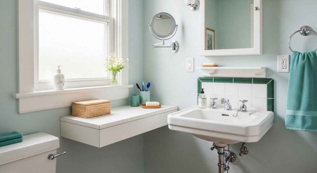 Retro Bathroom Vanities for Small Spaces