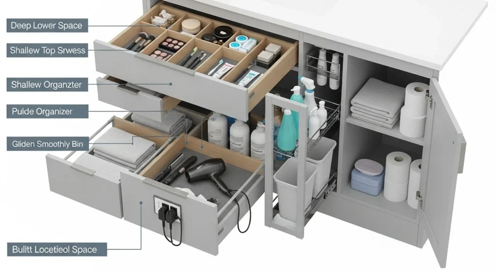 Functionality in Your 72-Inch Vanity