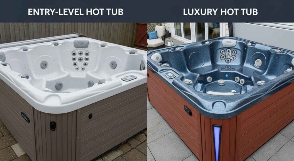 Entry-Level vs. Luxury Hot Tubs: Understanding the Price Differences