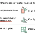 How do I maintain painted
