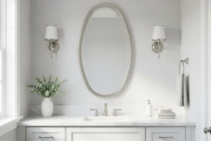 Brushed Nickel Bathroom Mirror: A Contractor’s Expert Guide
