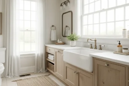 The Ultimate Guide to Farmhouse Bathroom Sinks: Styles, Materials, and Installation