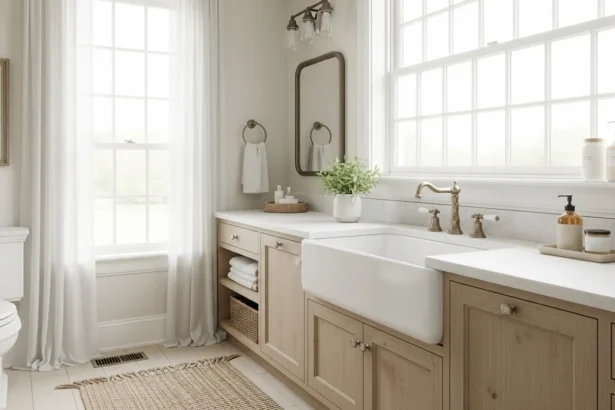The Ultimate Guide to Farmhouse Bathroom Sinks: Styles, Materials, and Installation