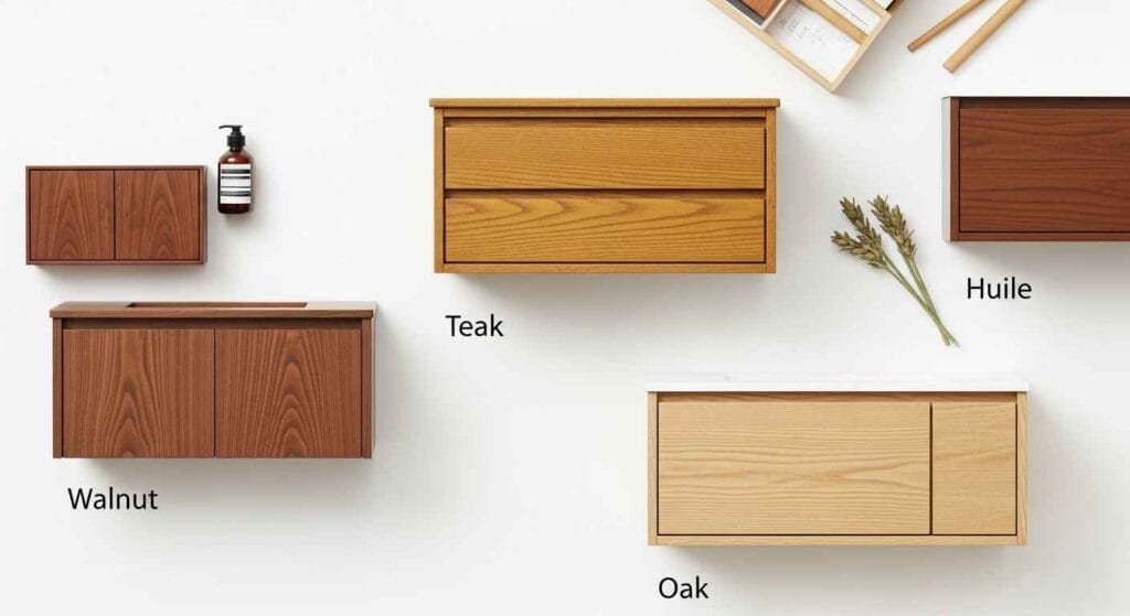 Wood Tones for Your Mid-Century Modern Vanity