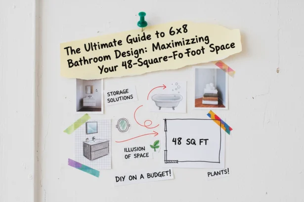 The Ultimate Guide to 6×8 Bathroom Design: Maximizing Your 48-Square-Foot Space