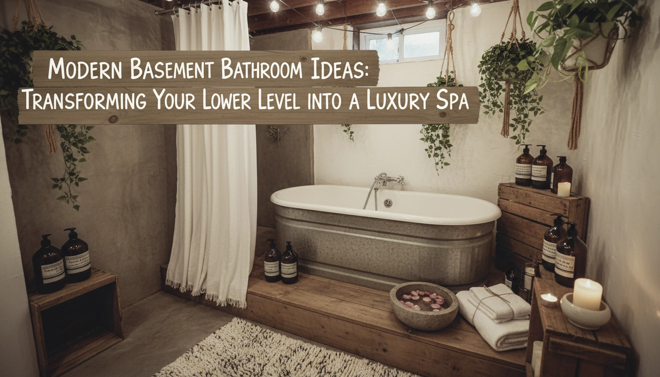 Modern Basement Bathroom Ideas: Transforming Your Lower Level into a Luxury Spa