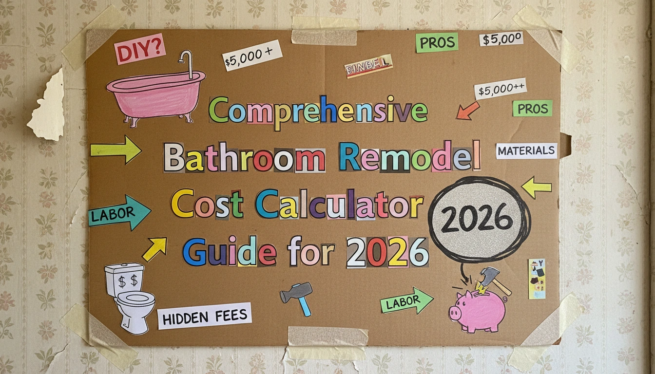 Your Realistic Bathroom Remodel Cost Calculator: A Contractor’s Guide