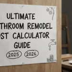 Ultimate Bathroom Remodel Cost Calculator Guide for 2025 and 2026