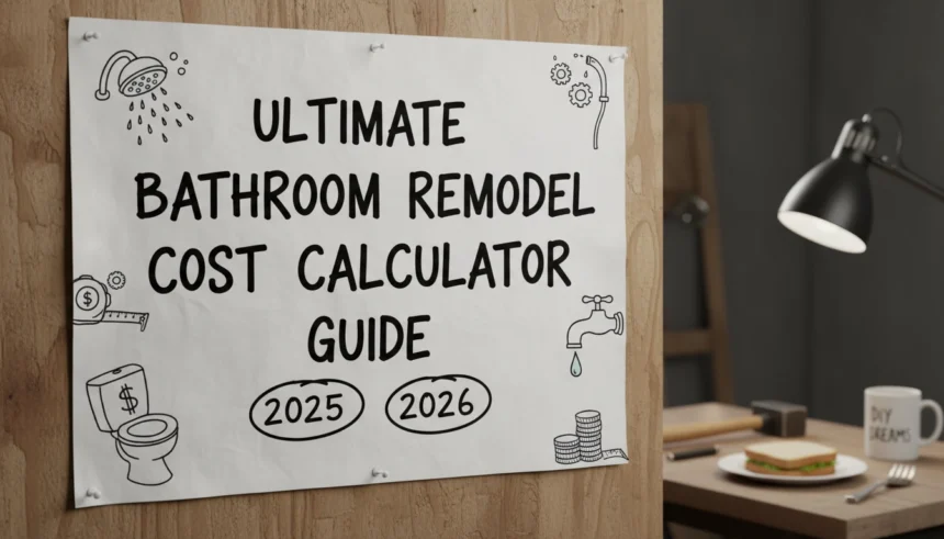 Bathroom Remodel Cost Calculator Guide 2026: Labor & Material Breakdown.