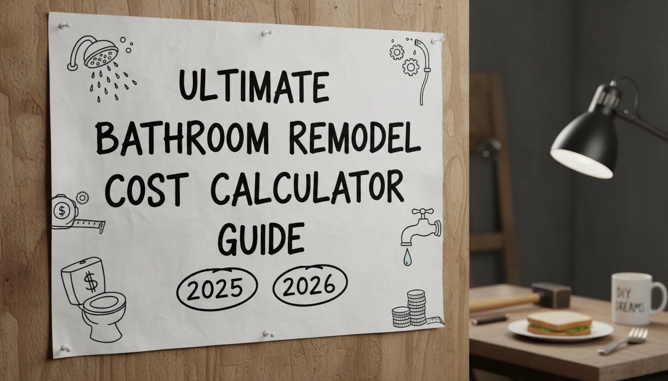 Ultimate Bathroom Remodel Cost Calculator Guide for 2025 and 2026