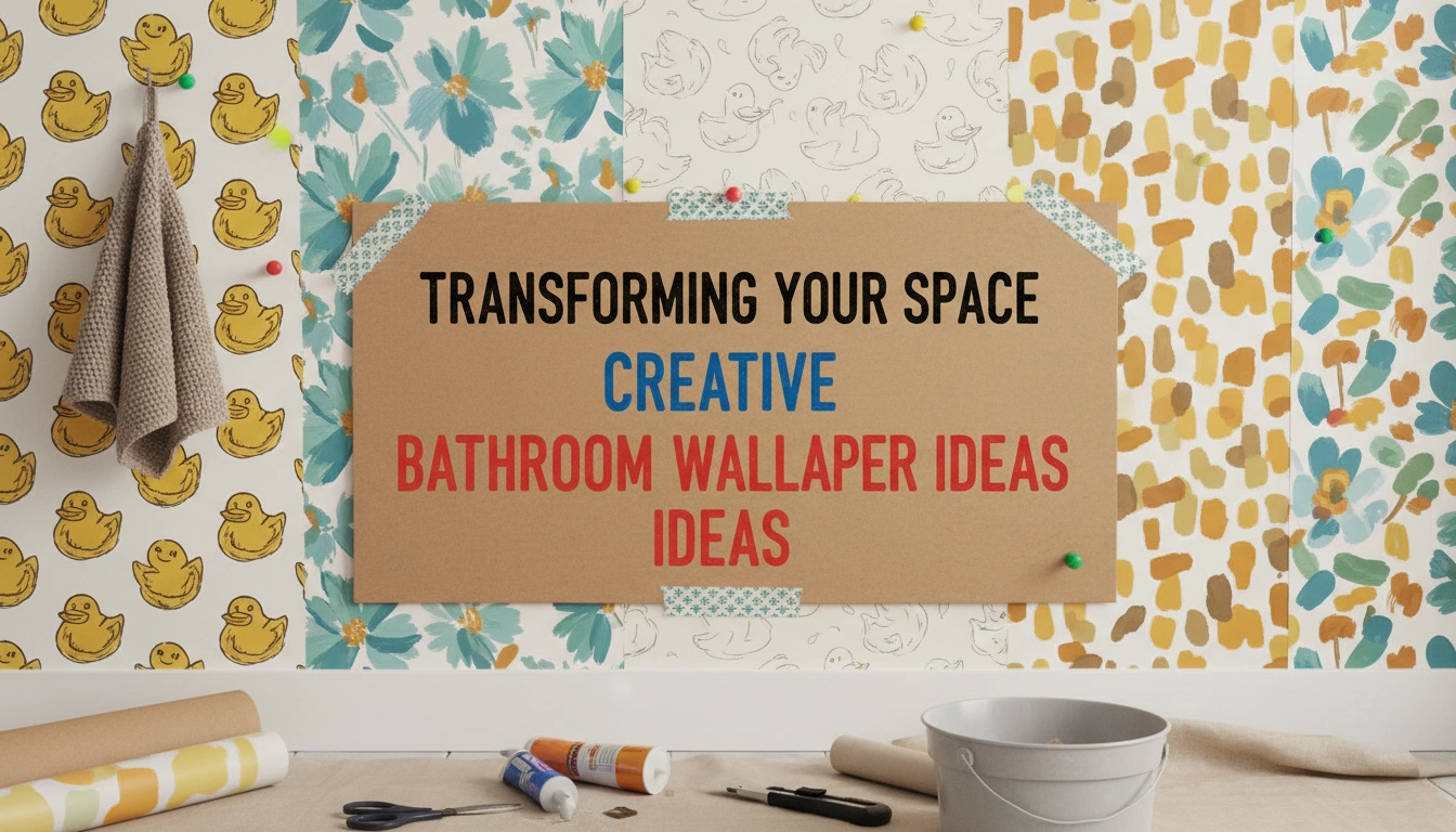 Transforming Your Space with Creative Bathroom Wallpaper Ideas
