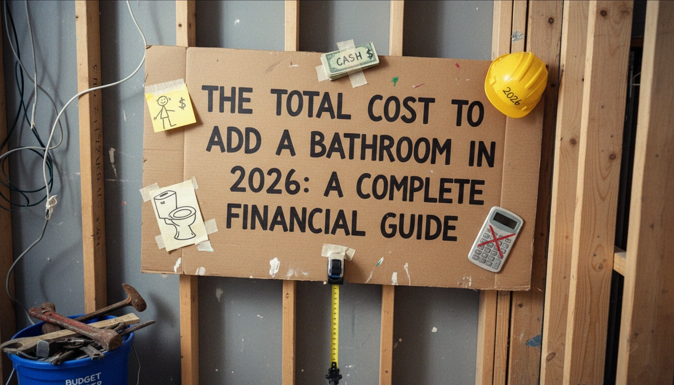 The Total Cost to Add a Bathroom in 2026: A Complete Financial Guide