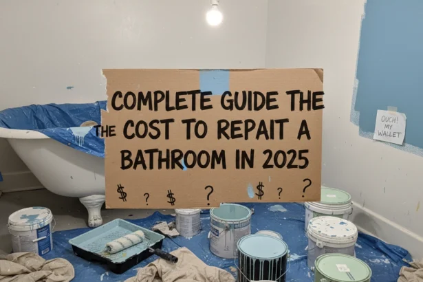 Complete Guide to the Cost to Repaint a Bathroom in 2026