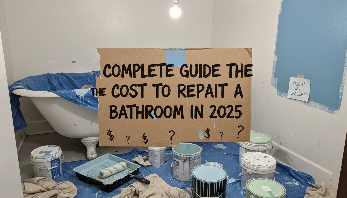 Complete Guide to the Cost to Repaint a Bathroom in 2026
