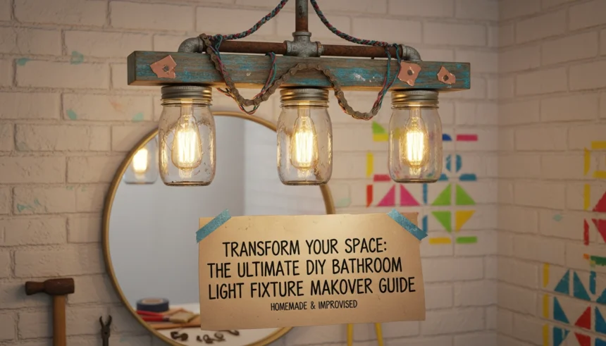Transform Your Space: The Ultimate DIY Bathroom Light Fixture Makeover Guide