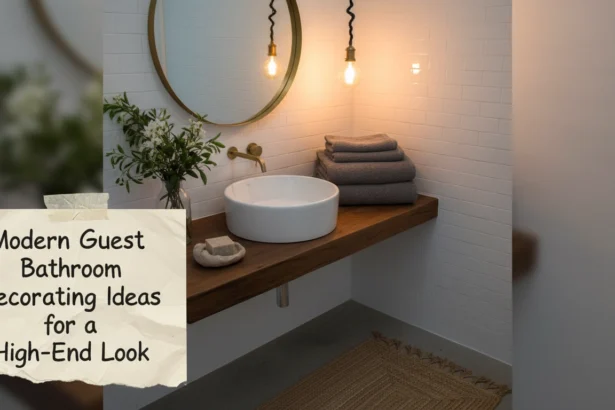 Modern Guest Bathroom Decorating Ideas for a High-End Look