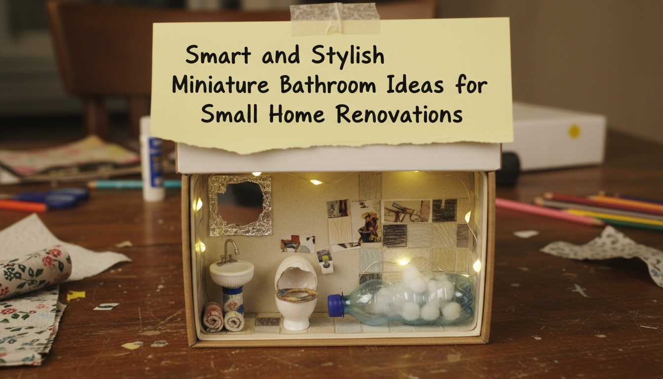 Smart and Stylish Miniature Bathroom Ideas for Small Home Renovations