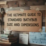 The Ultimate Guide to Standard Bathtub Size and Dimensions