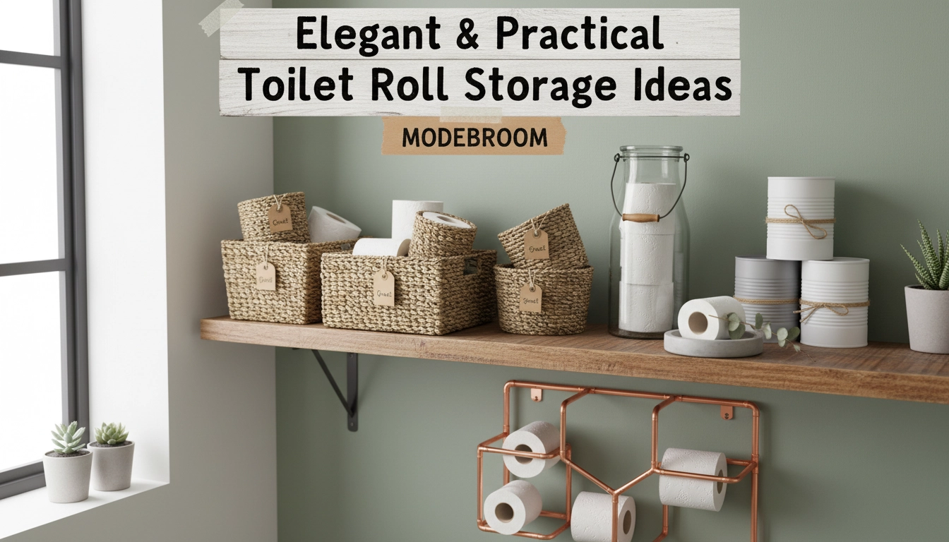 Elegant and Practical Toilet Roll Storage Ideas for a Modern Bathroom