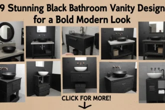 9 Stunning Black Bathroom Vanity Designs for a Bold Modern Look