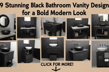9 Stunning Black Bathroom Vanity Designs for a Bold Modern Look