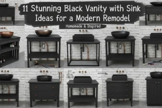11 Stunning Black Vanity with Sink Ideas for a Modern Remodel
