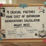 9 Crucial Factors Your Cost of Bathroom Renovations Calculator Might Miss
