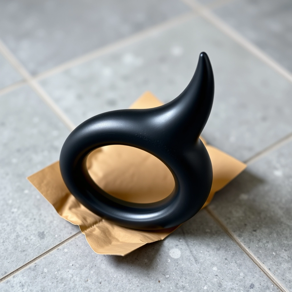 A reinforced jumbo wax ring used to bridge the gap in a toilet installation cost estimate.